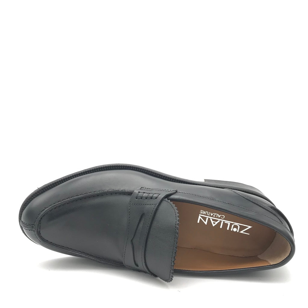 Zulian Calzature Mocassino college nero Promozione