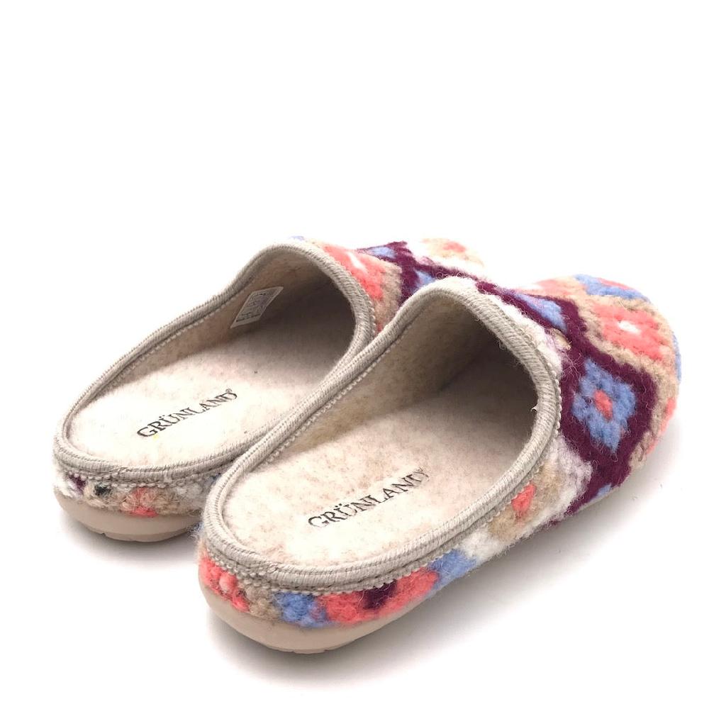 Zulian Calzature Ciabatta Faye beige-multi Qualità Garantita