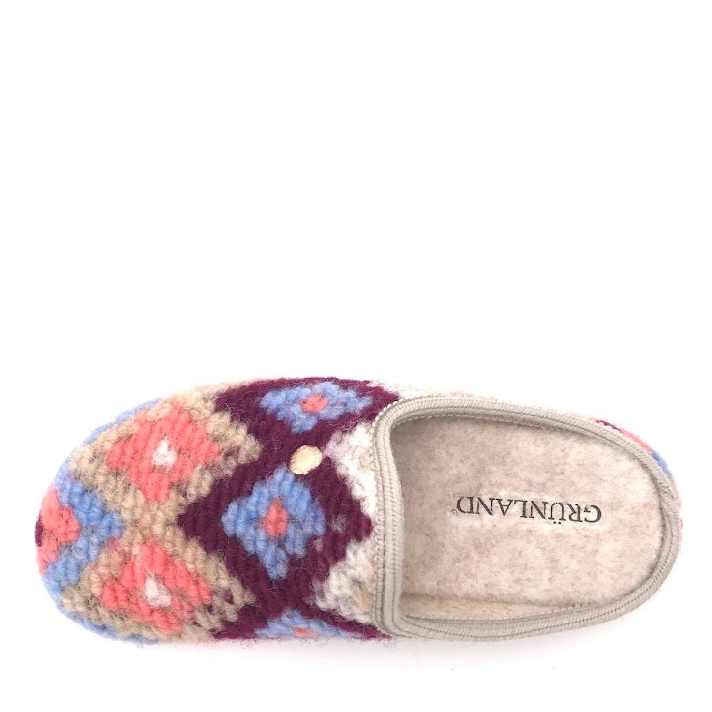 Zulian Calzature Ciabatta Faye beige-multi Qualità Garantita
