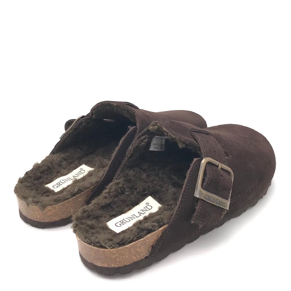 Zulian Calzature Ciabatta Sara shearling testa moro Promozione Limitata