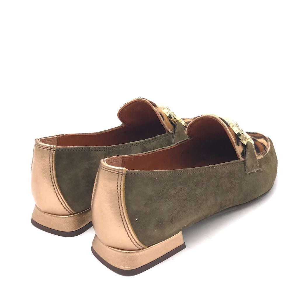 Zulian Calzature Mocassino macula leo verde Shopping Online