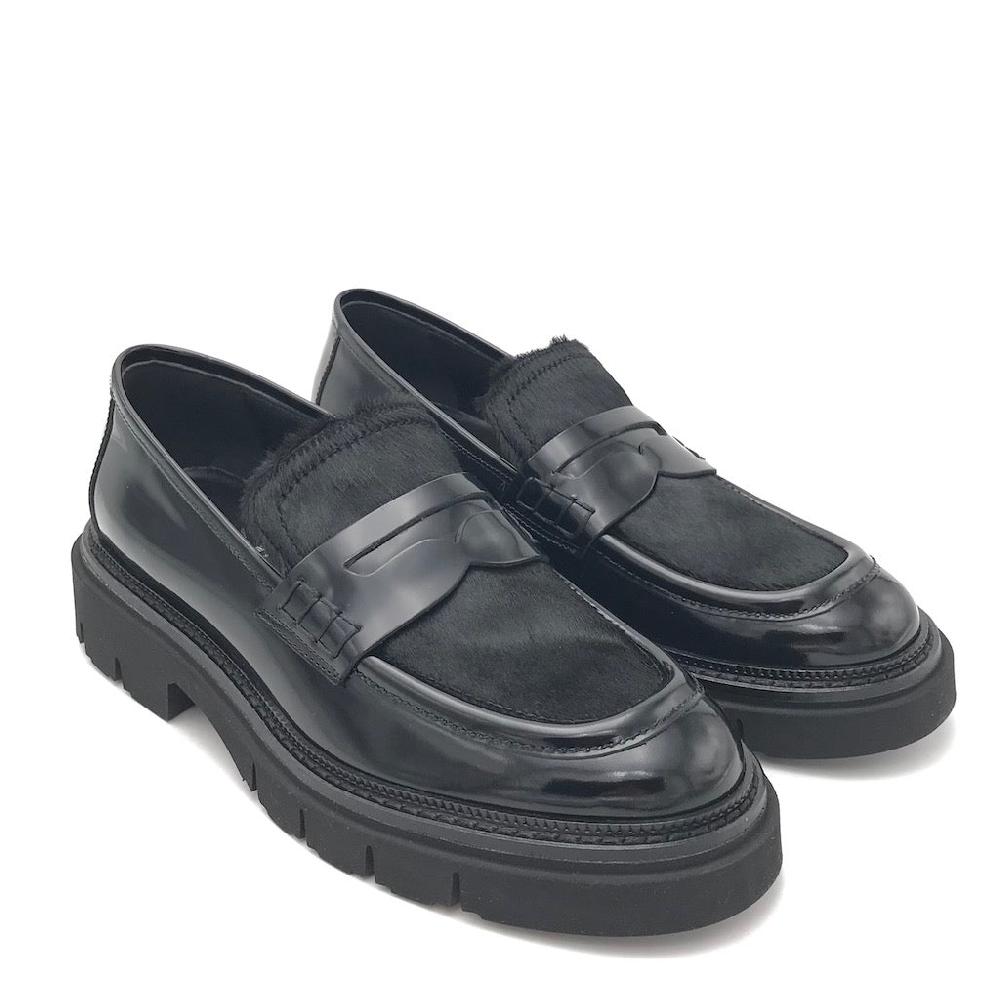 Zulian Calzature Mocassino Kurtal nero Prezzo Ridotto