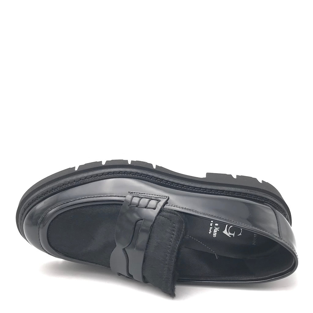 Zulian Calzature Mocassino Kurtal nero Prezzo Ridotto