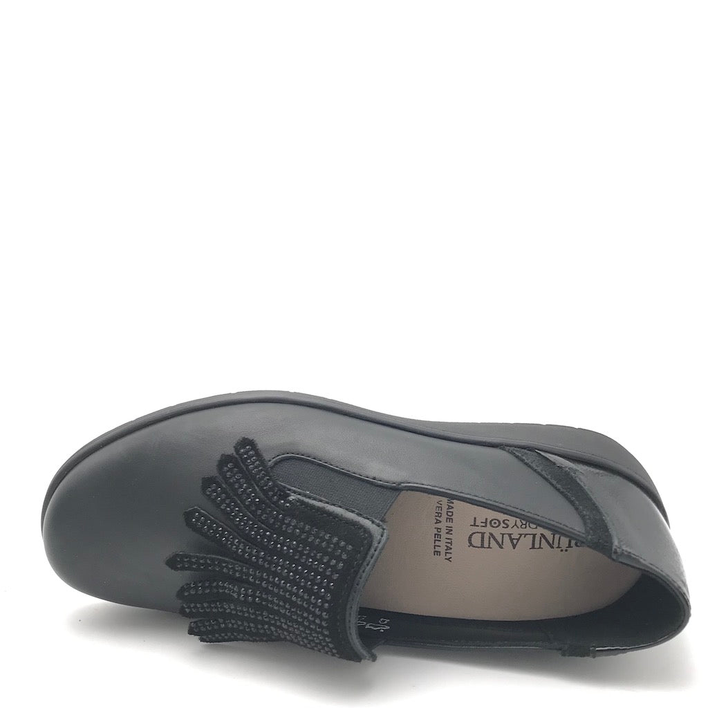 Zulian Calzature Scarpa Neta in pelle nera Presa