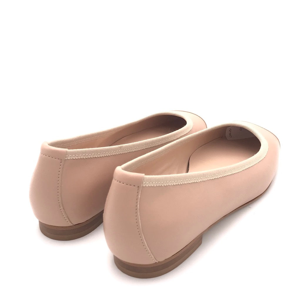 Zulian Calzature Ballerina bi-colore cipria Sconto