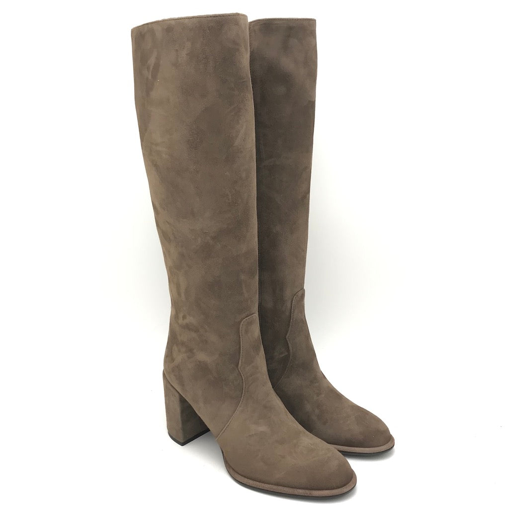 Zulian Calzature Stivale Magda taupe Outlet