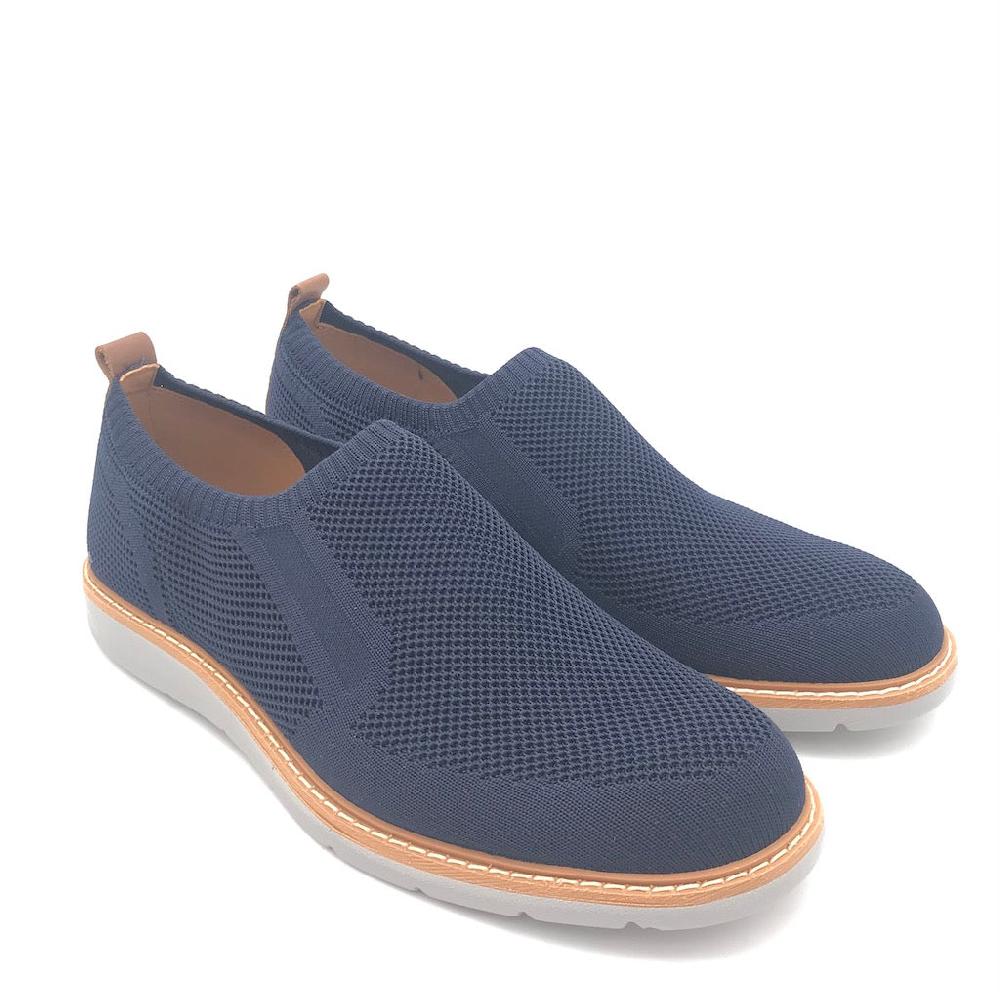 Zulian Calzature Scarpa senza lacci Carter blu Vendita Calda