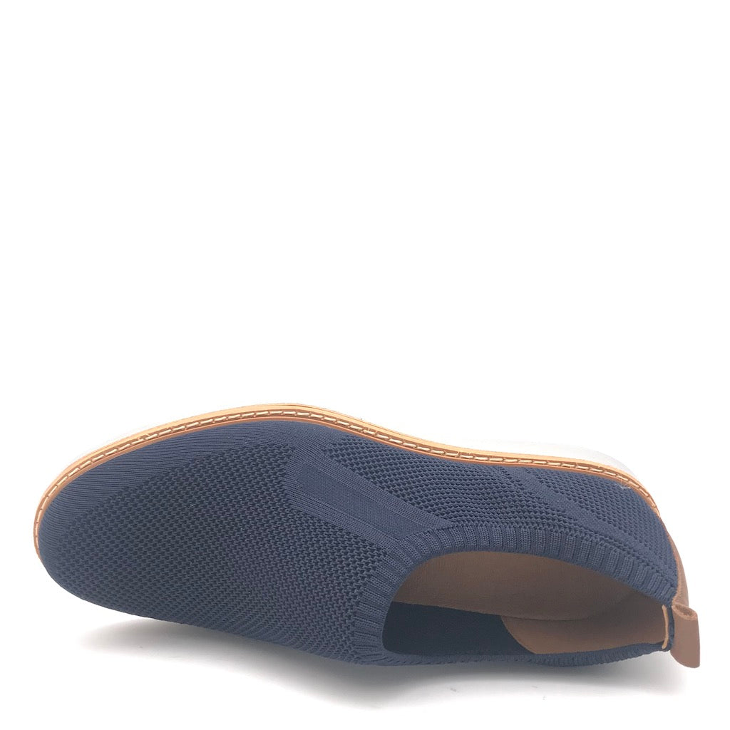 Zulian Calzature Scarpa senza lacci Carter blu Vendita Calda