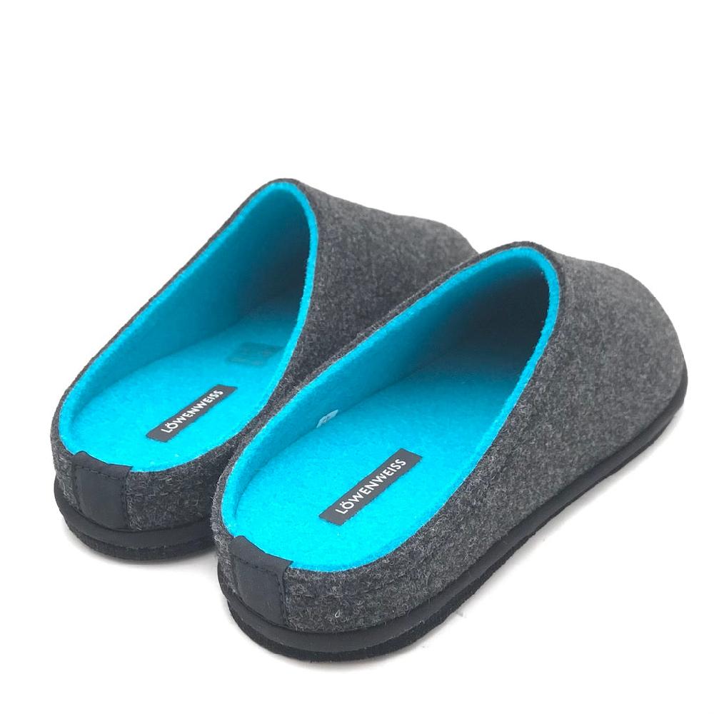 Zulian Calzature Ciabatta Easy bicolor antracite-blu fluo Vendita