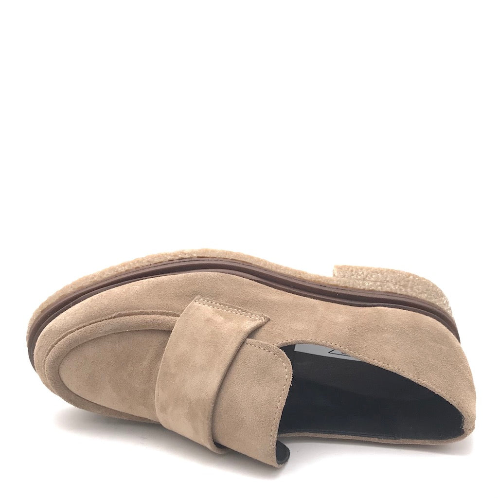 Zulian Calzature Mocassino Kipp in crosta taupe Offerta esclusiva