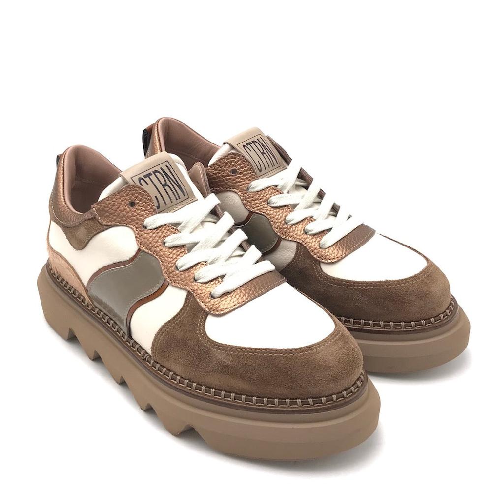 Zulian Calzature Sneakers in crosta castagna Shopping Online
