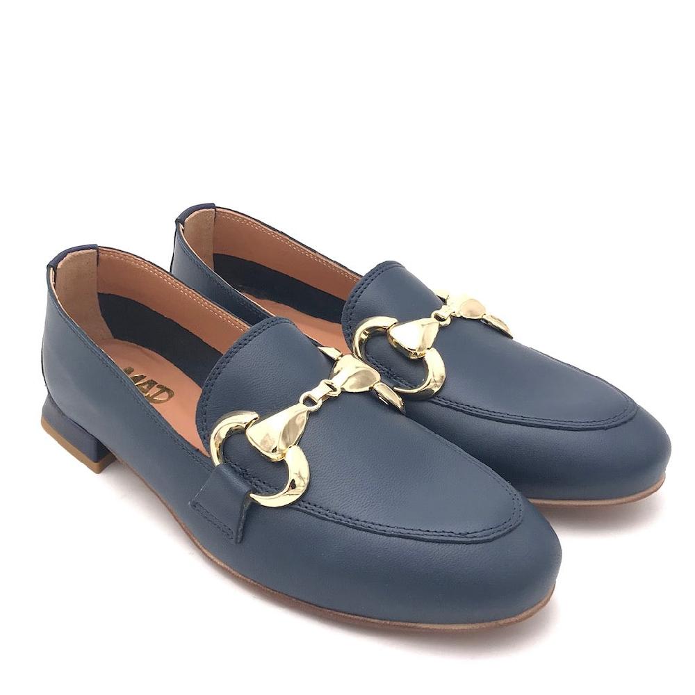 Zulian Calzature Mocassino nappa blu Offerte