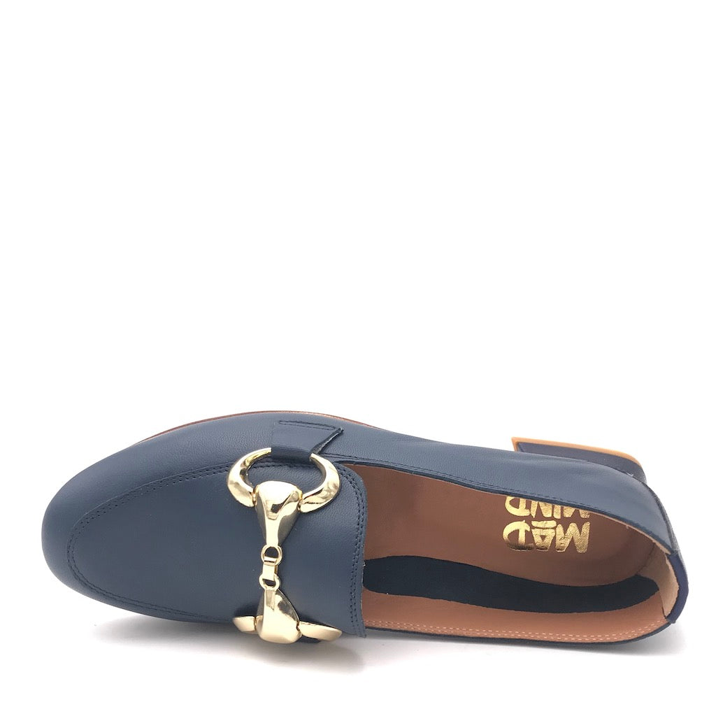 Zulian Calzature Mocassino nappa blu Offerte