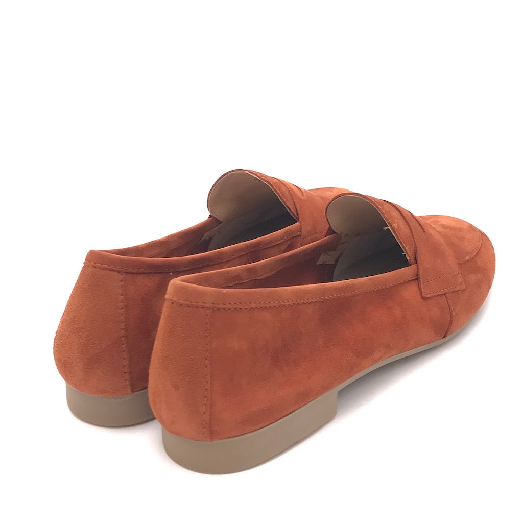 Zulian Calzature Mocassino Sixt velour ruggine Hotsell