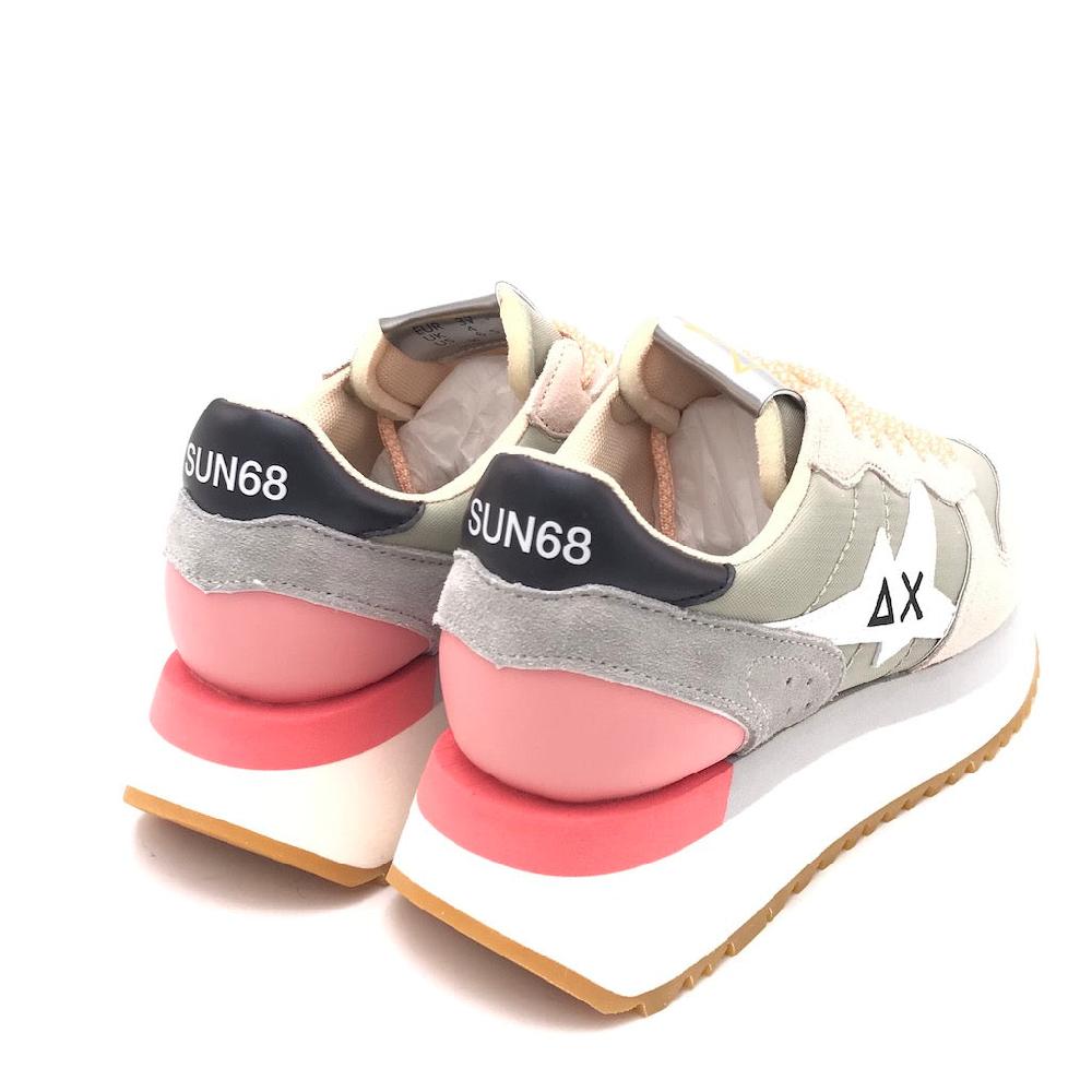 Zulian Calzature Sneakers Big Stargirl printed logo grigio chiaro Vendita Economica