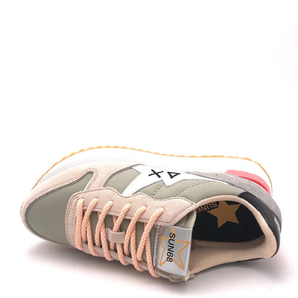 Zulian Calzature Sneakers Big Stargirl printed logo grigio chiaro Vendita Economica