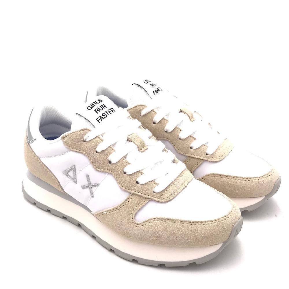 Zulian Calzature Sneakers Ally gold silver bianco-panna Saldi Di Fabbrica
