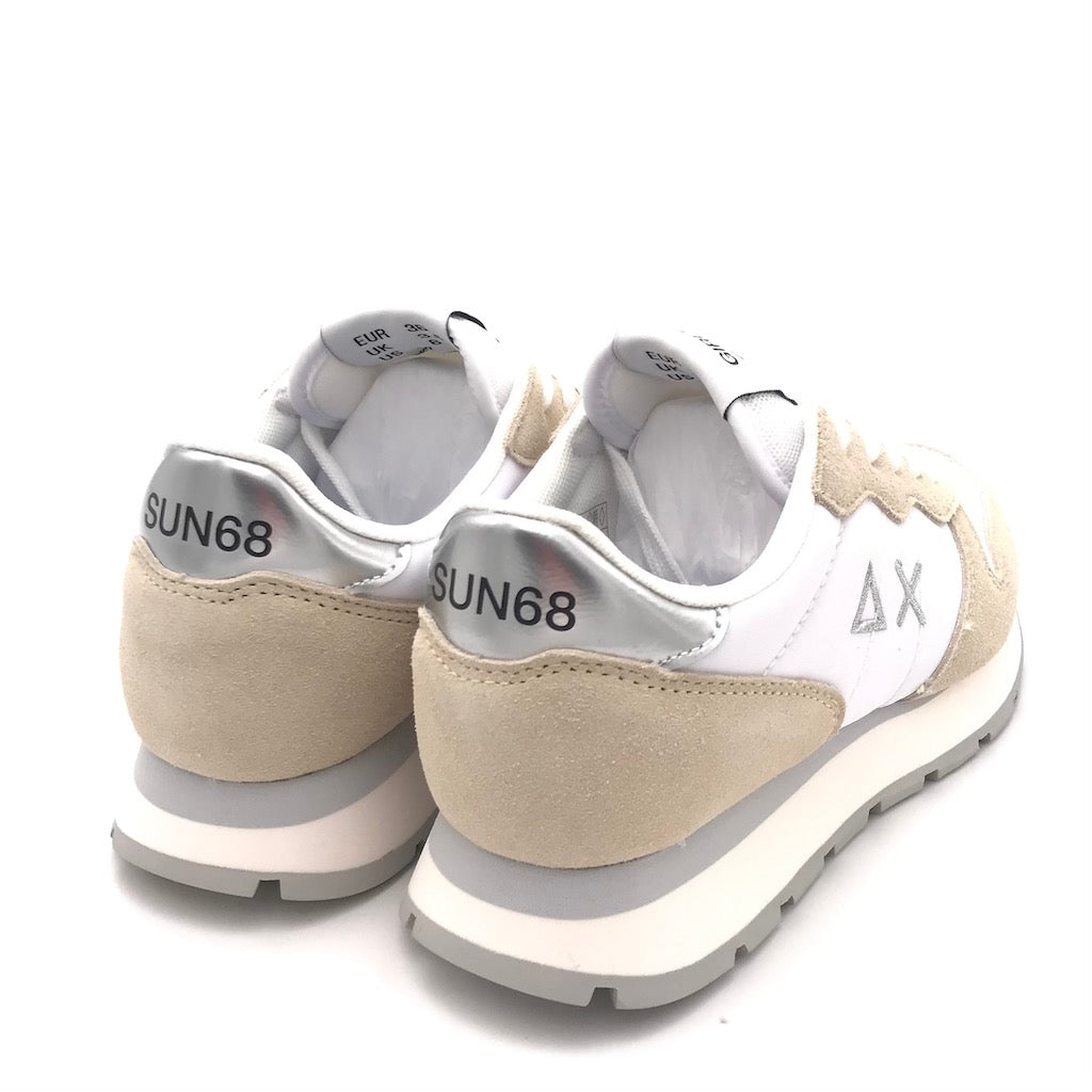 Zulian Calzature Sneakers Ally gold silver bianco-panna Saldi Di Fabbrica