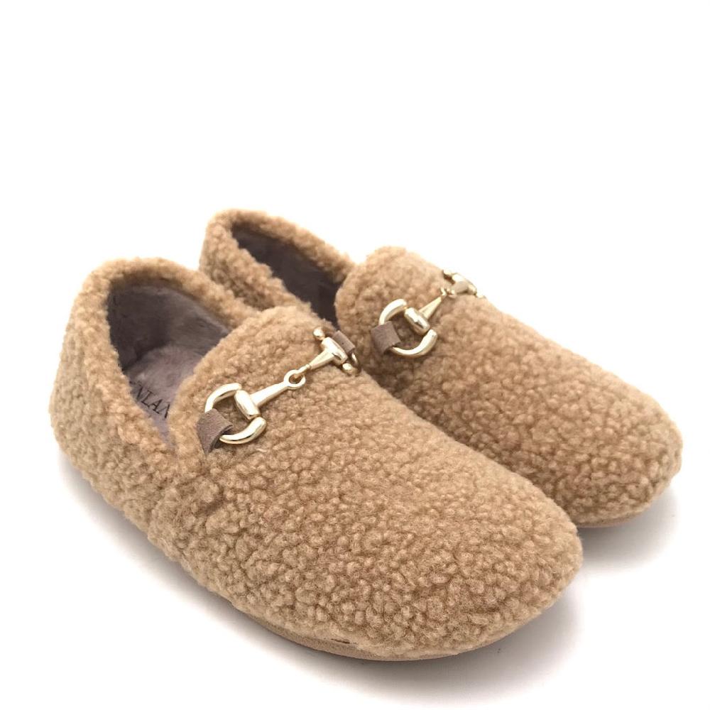 Zulian Calzature Pantofola Gles beige Nuova