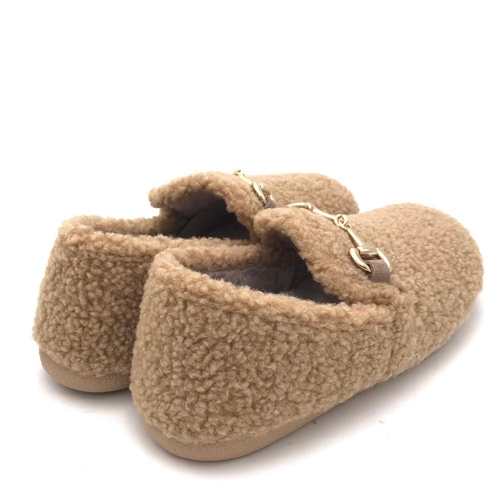 Zulian Calzature Pantofola Gles beige Nuova