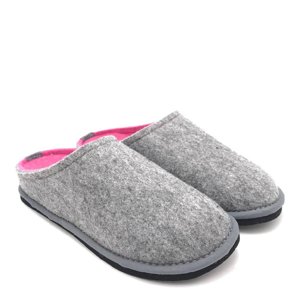 Zulian Calzature Ciabatta Easy bicolor grigio-fuxia Consegna Veloce