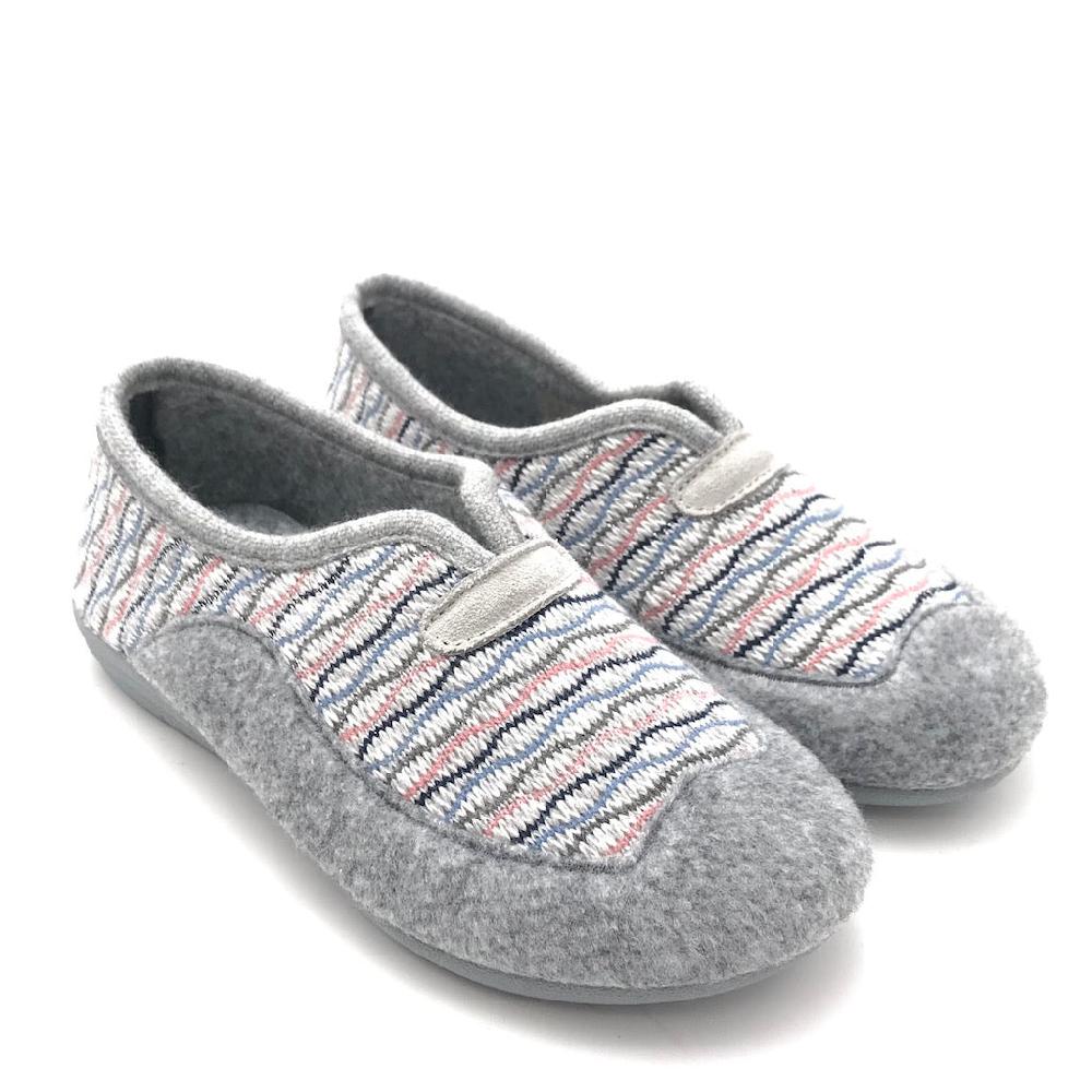 Zulian Calzature Pantofola Reca grigio Promozione Limitata