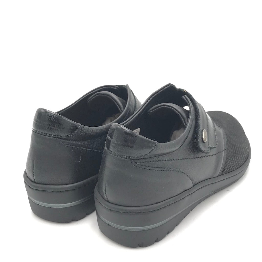 Zulian Calzature Scarpa Nile velcro nera Online
