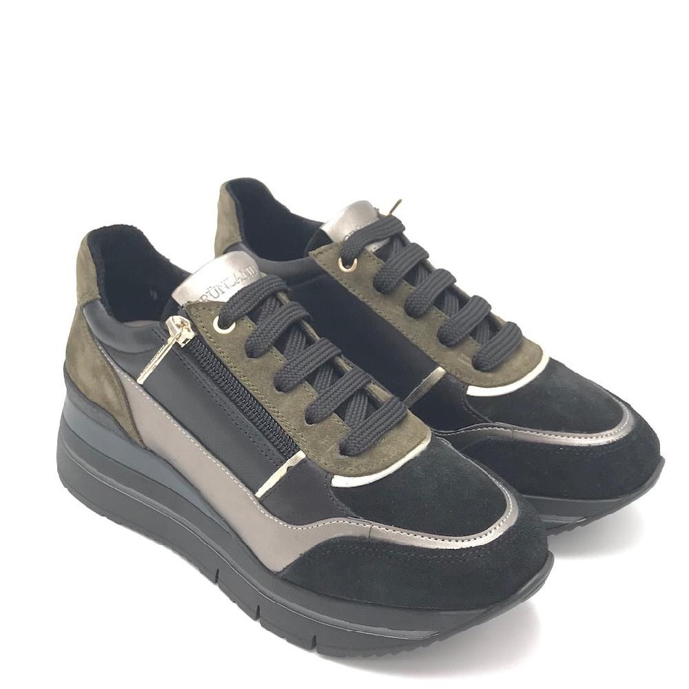 Zulian Calzature Sneakers Shaf oliva-multi Outlet
