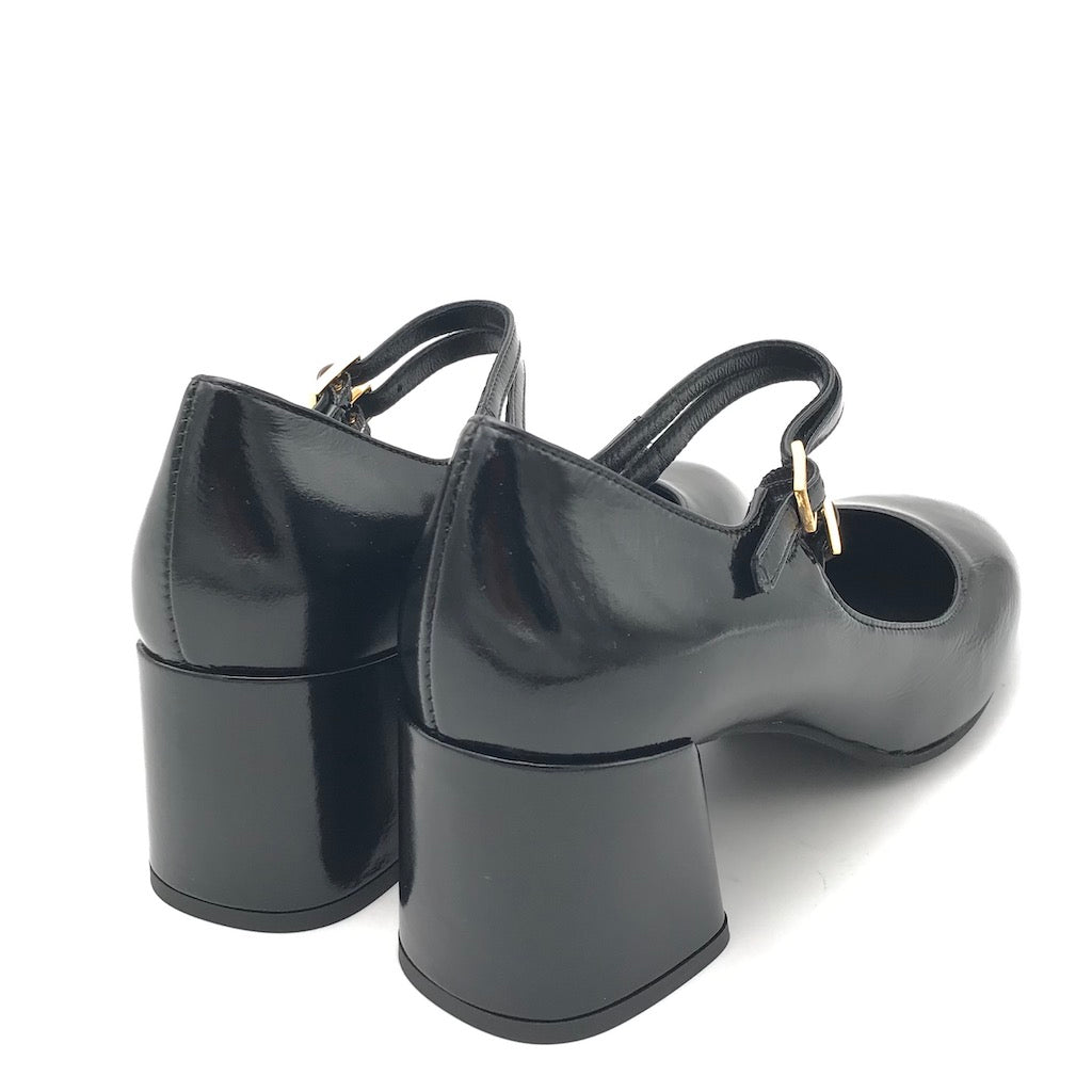 Zulian Calzature Scarpa Zar cinturino nera Vendita Economica