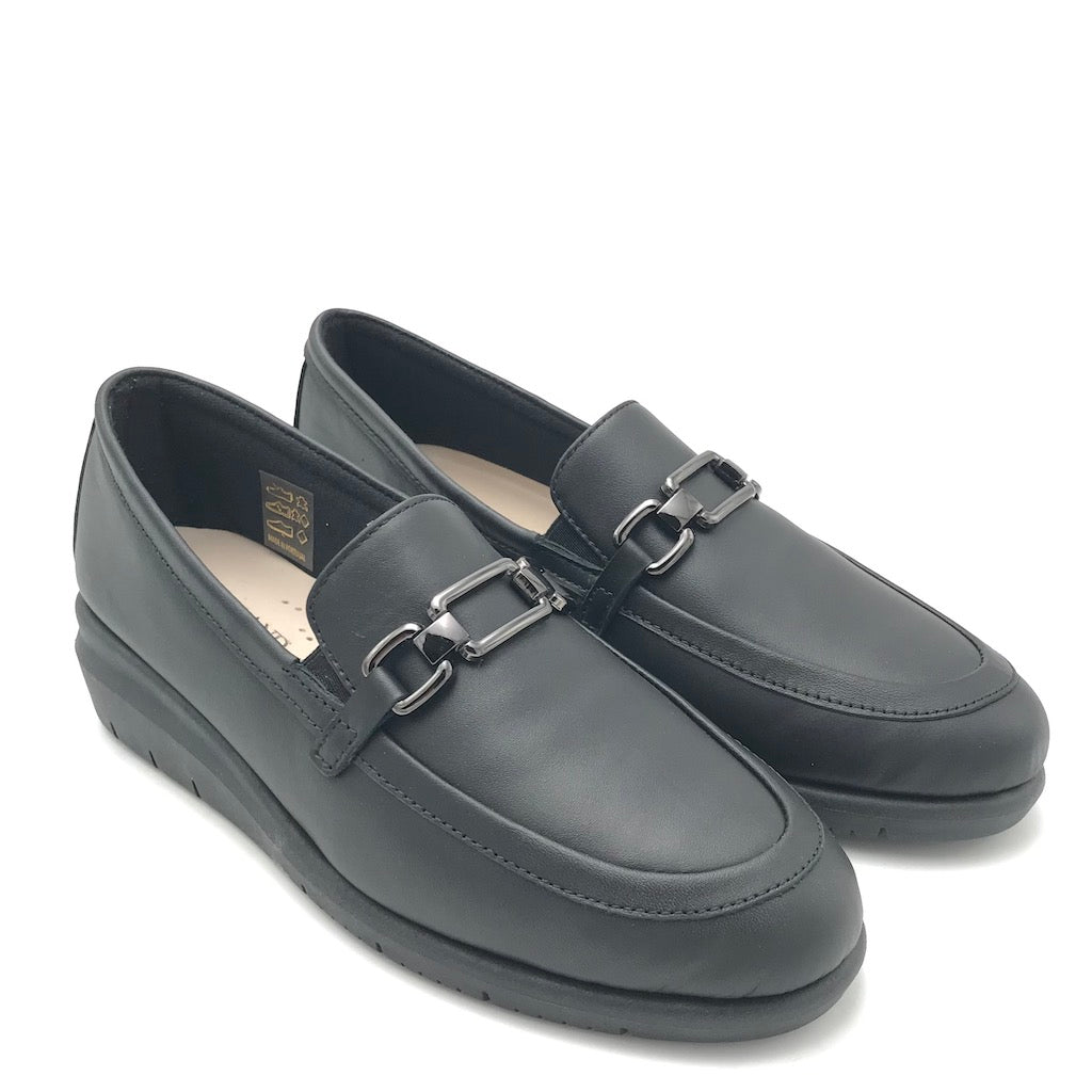 Zulian Calzature Scarpa Rysa pelle nera Vendite Flash