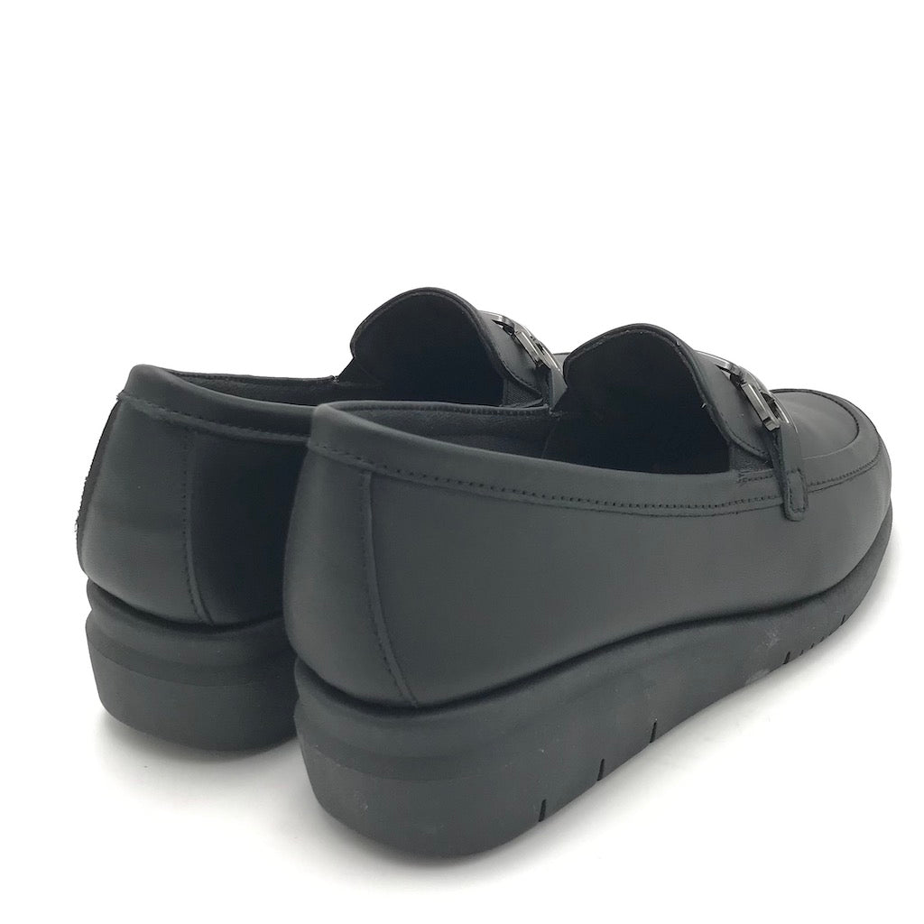 Zulian Calzature Scarpa Rysa pelle nera Vendite Flash