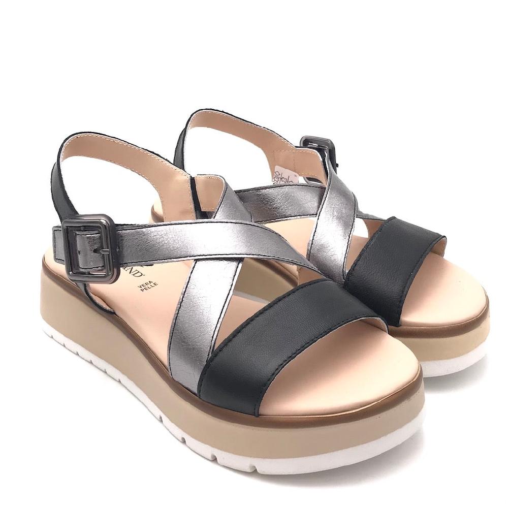 Zulian Calzature Sandalo Fasi nero-fucile Negozio