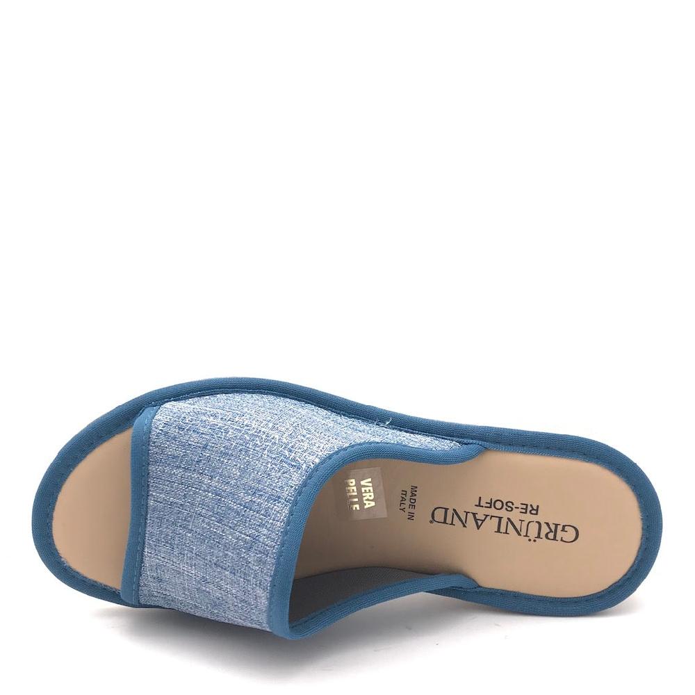 Zulian Calzature Ciabatta Dola tessuto jeans Nuova