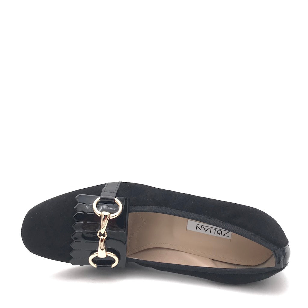 Zulian Calzature Scarpa in camoscio nero 2025