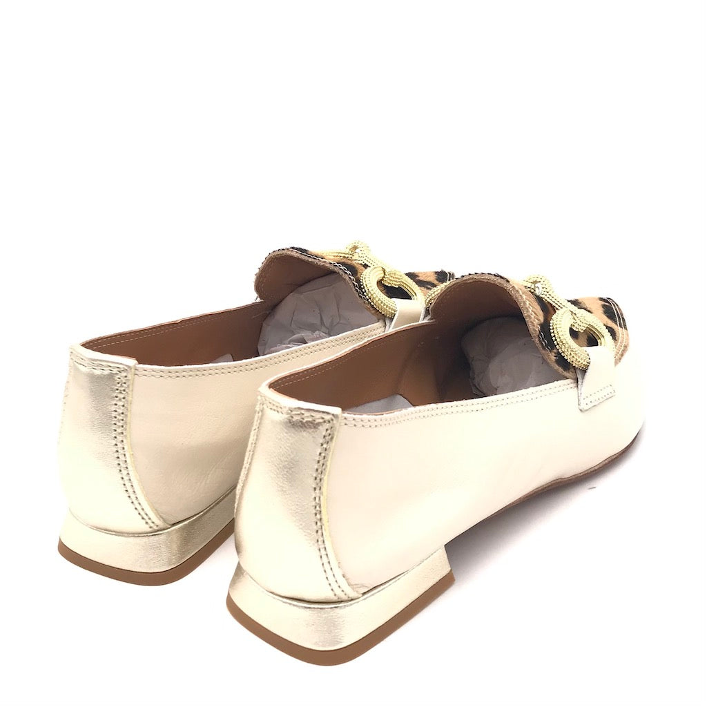 Zulian Calzature Mocassino macula leo crudo In Linea