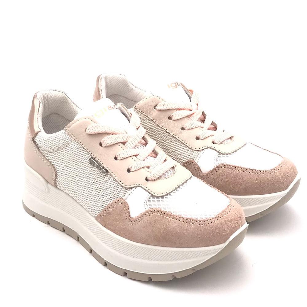 Zulian Calzature Sneakers Kola cipria-bianco Nuovo