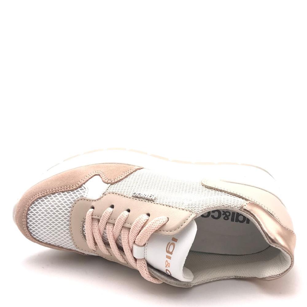 Zulian Calzature Sneakers Kola cipria-bianco Nuovo