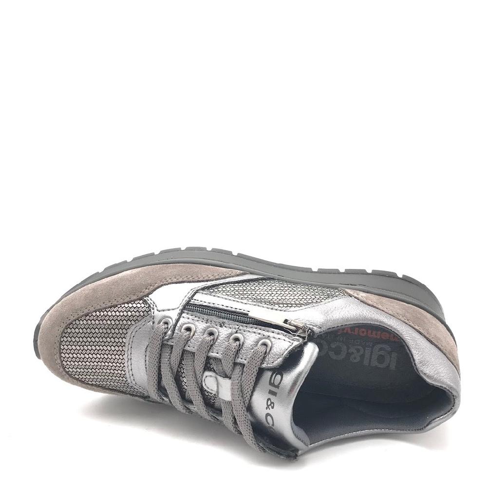 Zulian Calzature Sneakers Anika grigio scuro Qualità