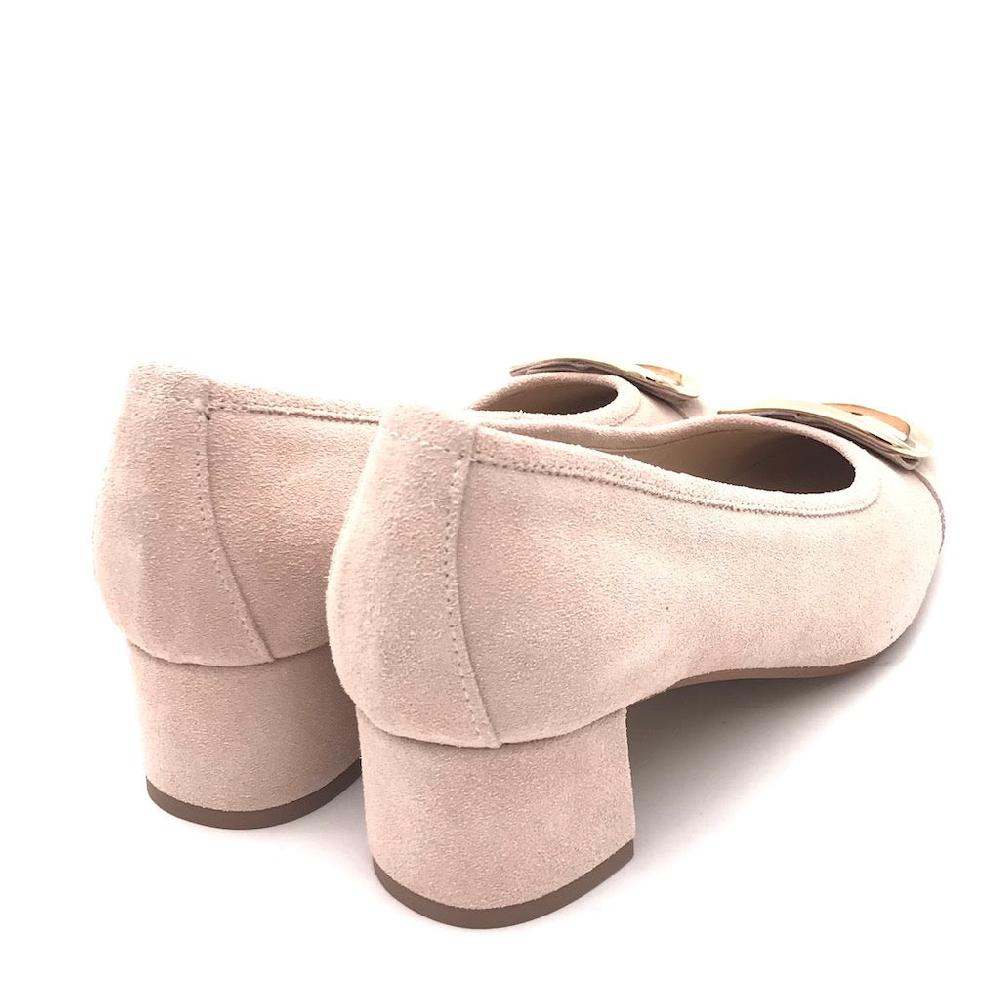 Zulian Calzature Ballerina in camoscio pesca Pezzi Unici