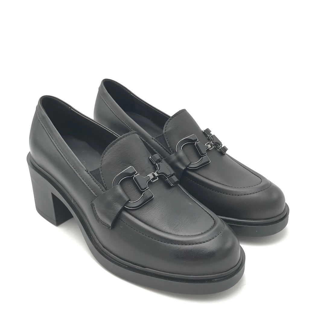 Zulian Calzature Mocassino in nappa nera Prezzo Ridotto