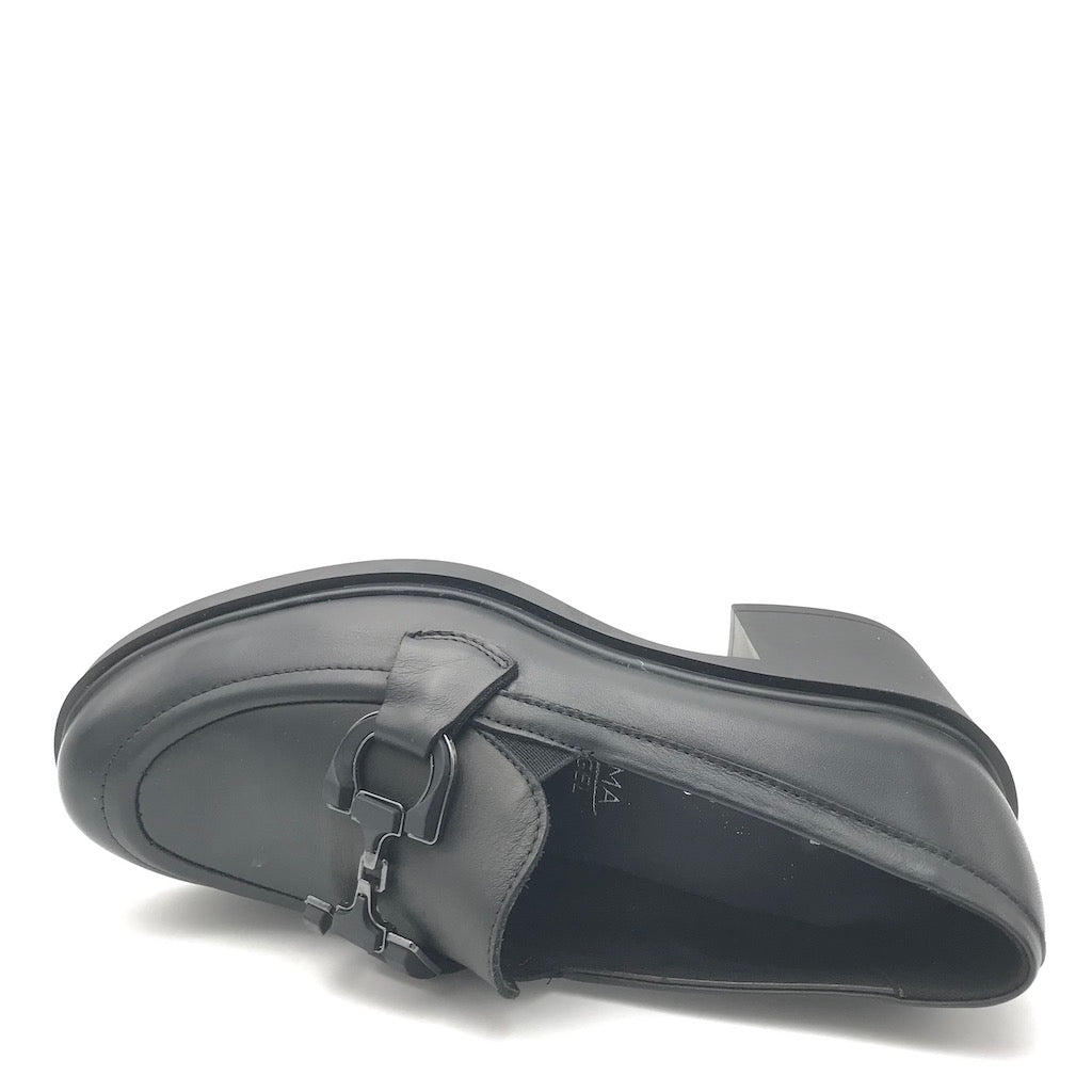 Zulian Calzature Mocassino in nappa nera Prezzo Ridotto