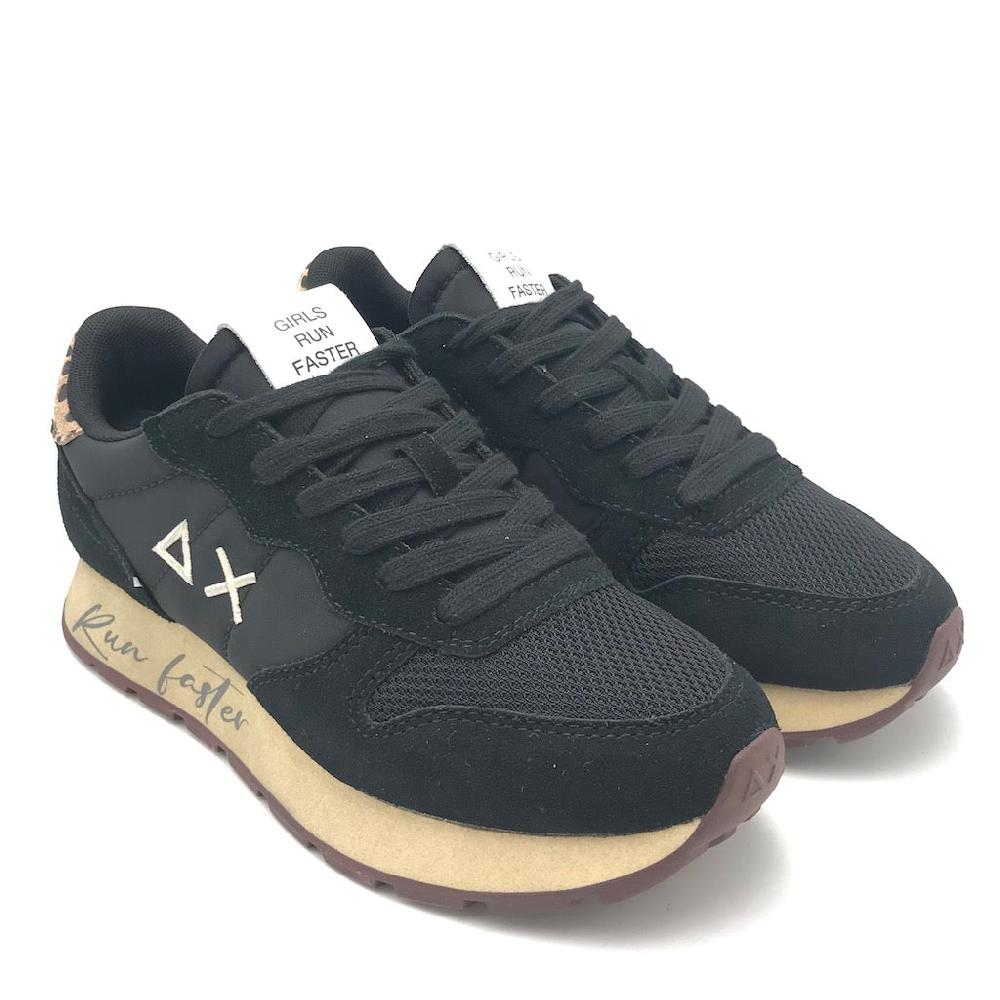 Zulian Calzature Sneakers Big Stargirl mix material nero Offerta Anniversario