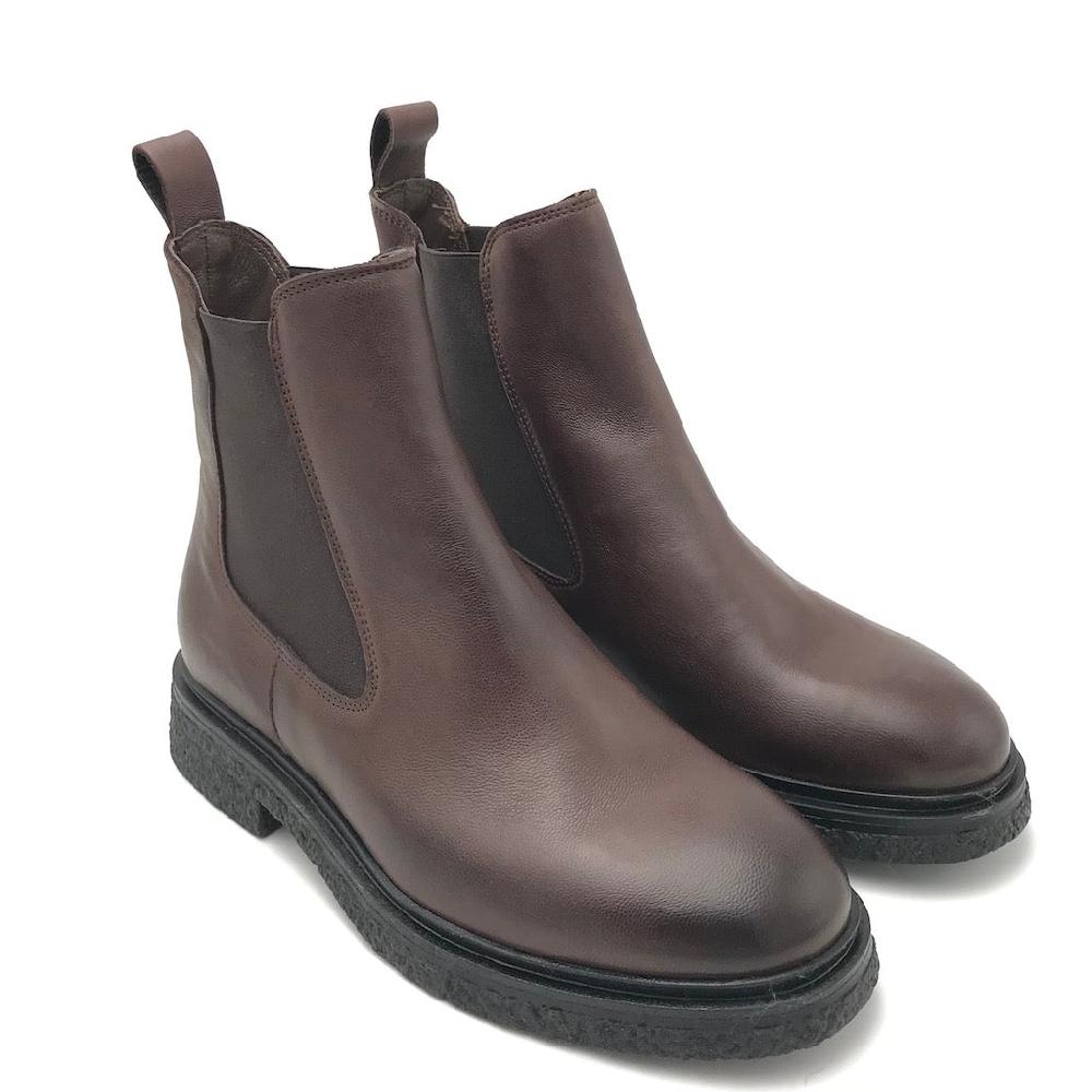 Zulian Calzature Beatles in pelle testa di moro Offerta