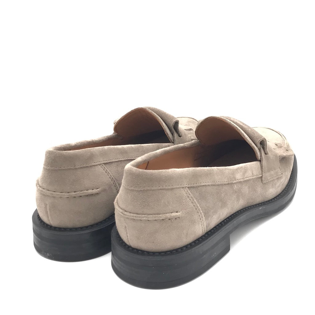 Zulian Calzature Mocassino frangia in crosta sand Online