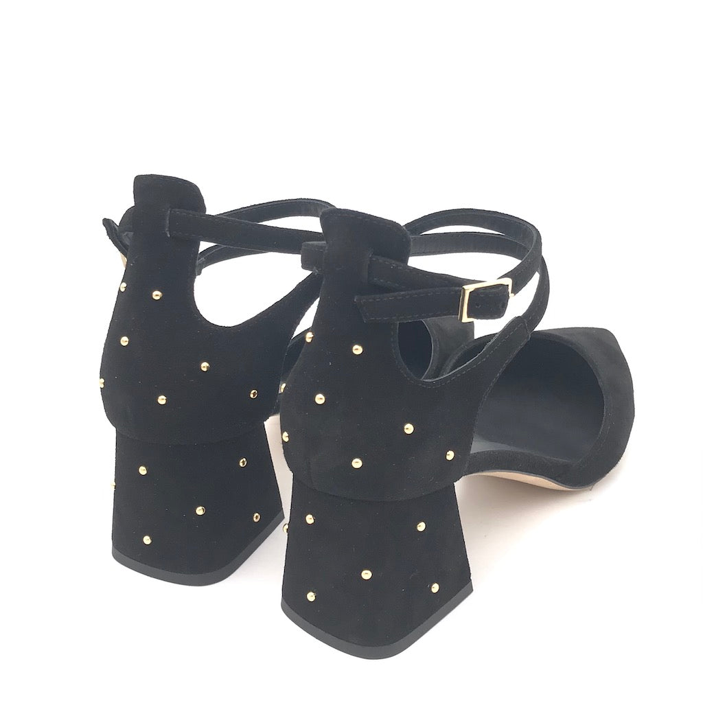 Zulian Calzature Scarpa Lerici camoscio nero In Vendita