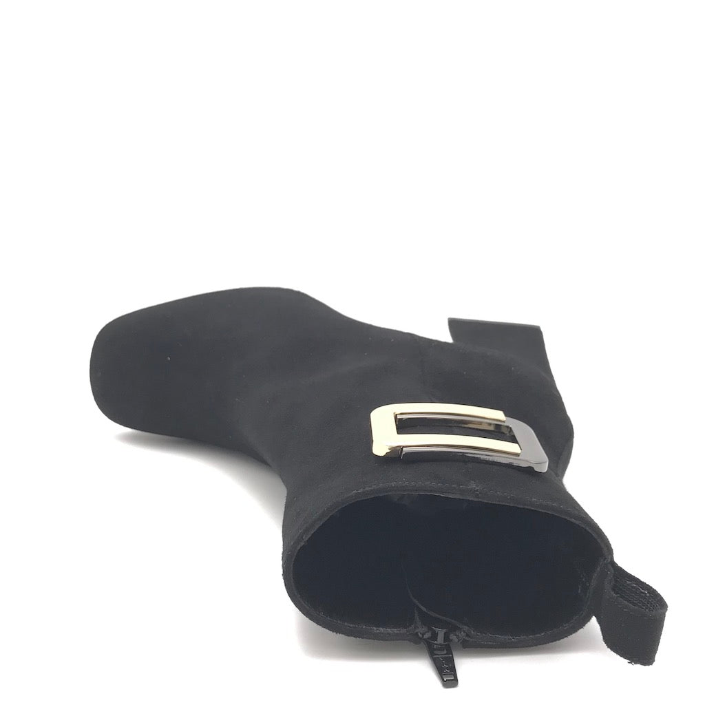 Zulian Calzature Tronchetto camoscio nero In Saldo