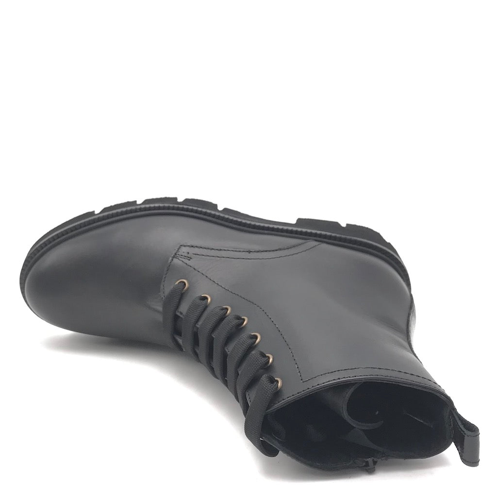 Zulian Calzature Anfibio in vitello nero Super Saving Price