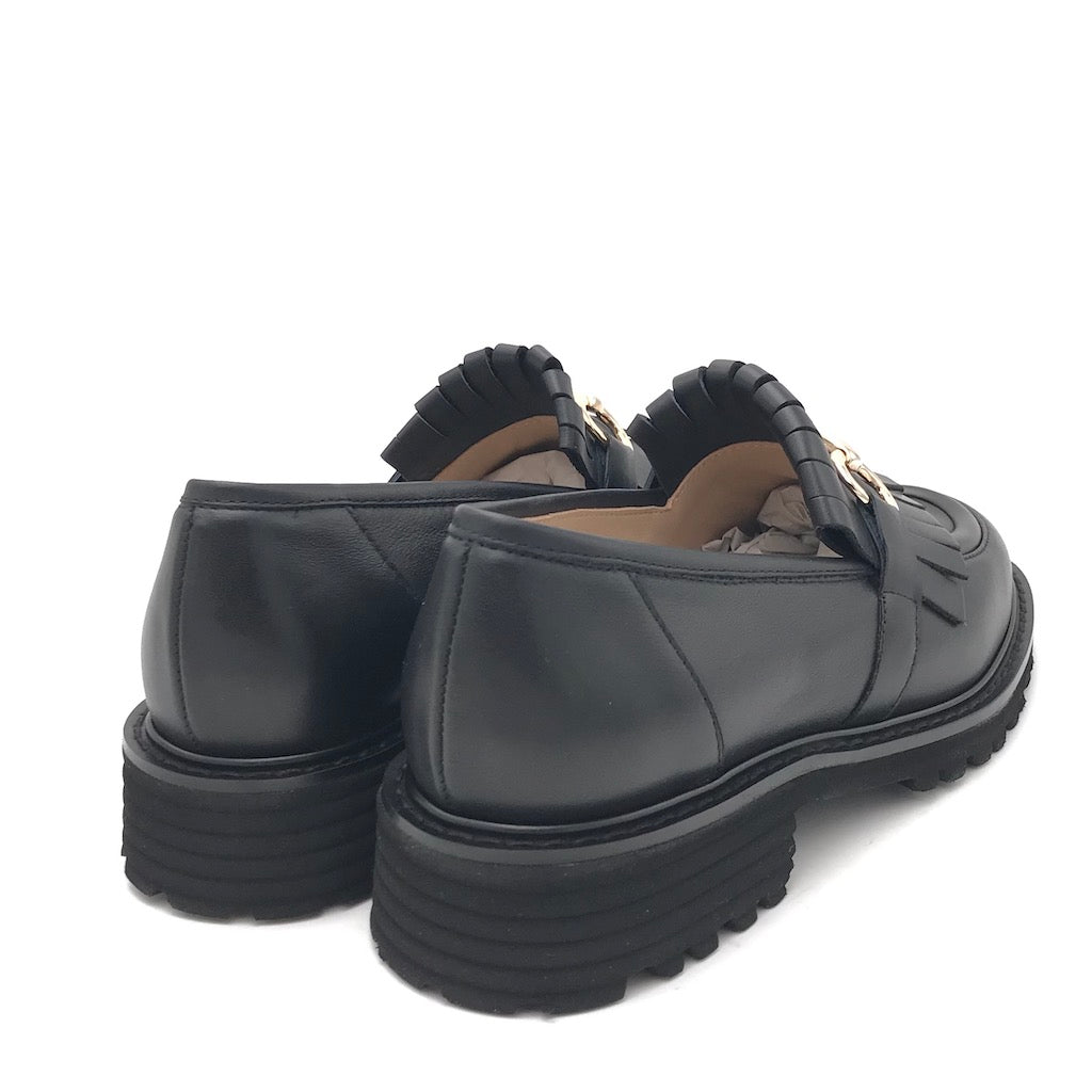 Zulian Calzature Mocassino Lina frangia nero Soddisfazione Garantita