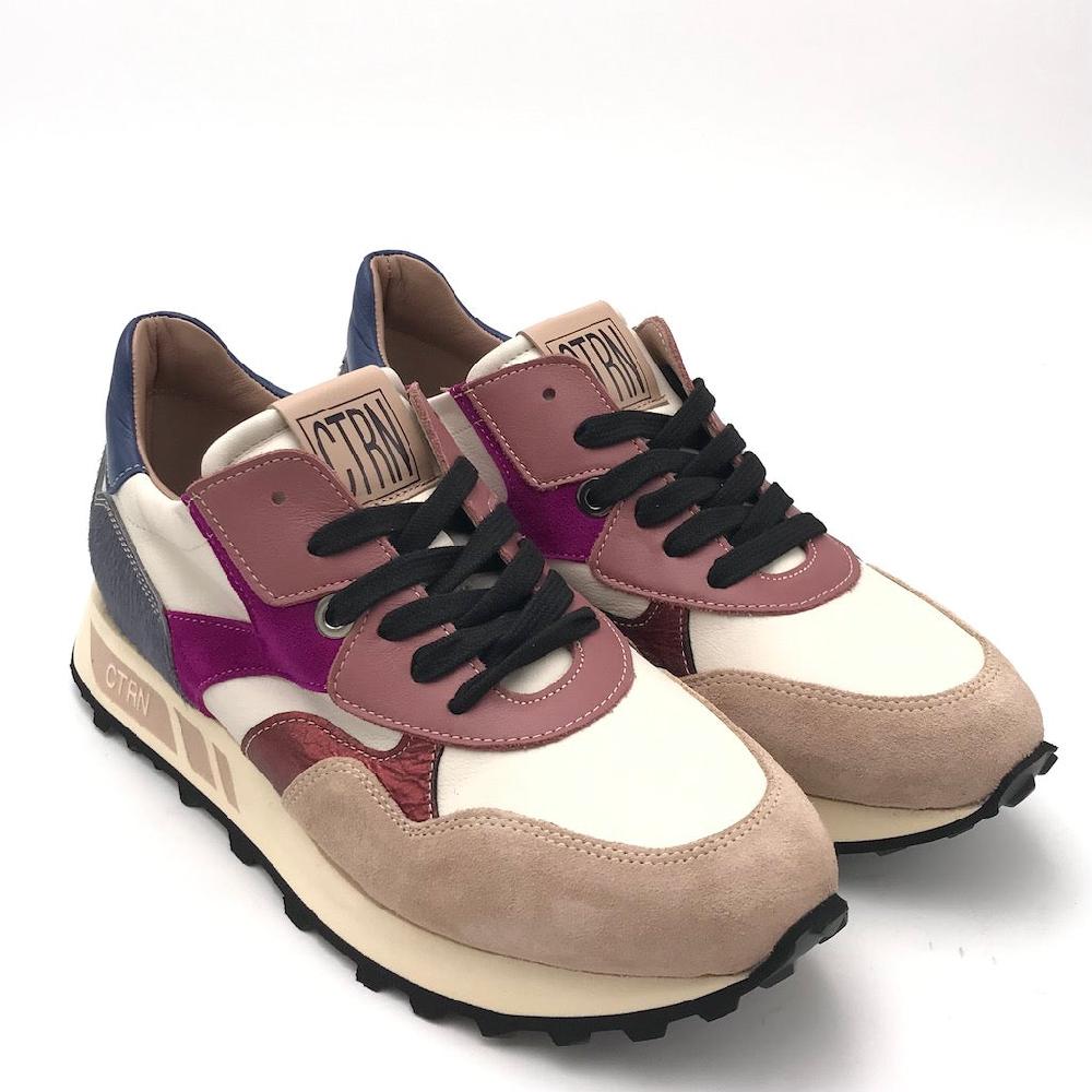 Zulian Calzature Sneakers running multicolor-off white Solo un giorno rimasto