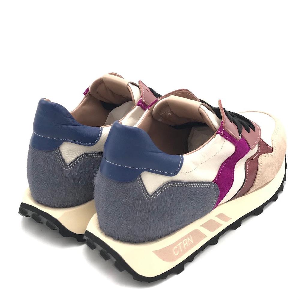 Zulian Calzature Sneakers running multicolor-off white Solo un giorno rimasto